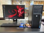 HP Z420 WorkStation Xeon E5, 16gb DDR3, 512SSD, 1TB HD, 24"