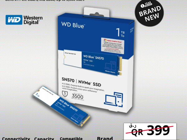 Western Digital 1TB Nvme Internal SSD