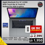 Apple Macbook Pro 15" A1990