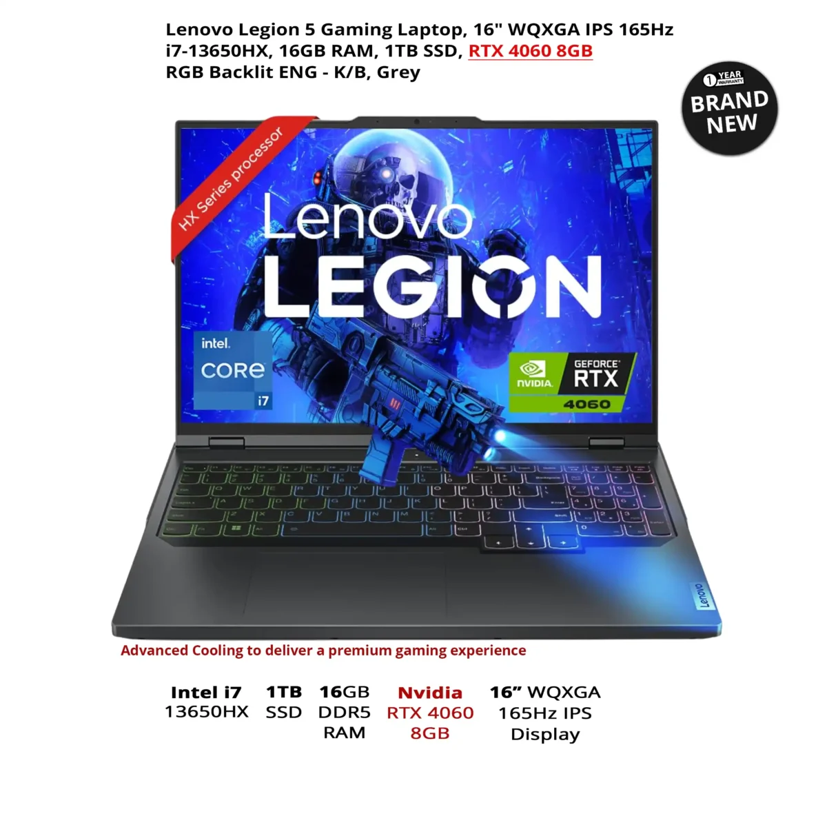 Lenovo Legion 5 Gaming Laptop