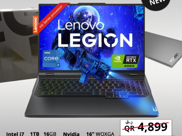 Lenovo LEGION 5 16IRX9 Intel Core i7-13650HX NVIDIA GeForce RTX 4060 8GB - 16GB RAM