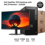 Dell OptiPlex 7010 Desktop with Dell 24" Monitor