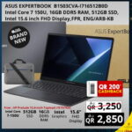 ASUS ExpertBook B1503CVA-1716512BOD Laptop