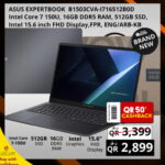 ASUS ExpertBook B1503CVA-1716512BOD Laptop