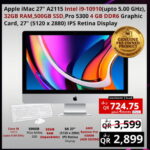 Apple iMac A2115 27" 5K Display Intel i9-10910