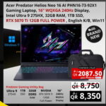 Acer Predator Helios neo 16 32GB