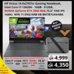 HP Victus 15-fa2787nr Gaming Notebook
