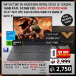 HP Victus 15-FA2013DX Gaming Laptop