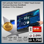 Dell Latitude 7520 Core i7-1185G7 16GB RAM 512GB SSD Windows 11 Pro