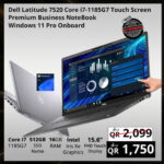 Dell Latitude 7520 Core i7-1185G7 16GB RAM 512GB SSD Windows 11 Pro
