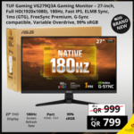 ASUS TUF Gaming VG279QA Monitor