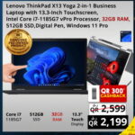 Lenovo ThinkPad X13 Yoga 2-in-1 Laptop