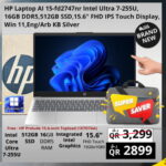 HP laptop AI 15-FD2747NR