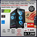 Asus Rog GM700TZ-R9700X127W Gaming Desktop