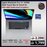 Apple MacBook Pro 15-inch A1990 - Image 2