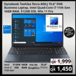 Dyna Book Toshiba Tecra A50