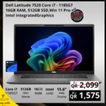 Dell Latitude 7520 Core i7-1185G7 16GB RAM 512GB SSD Windows 11 Pro