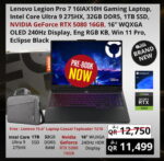 lenovo legion pro 7 16IAX10H Gaming Laptop