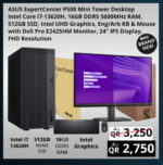 ASUS EXPERTCENTER P500 Desktop with Dell Laptop