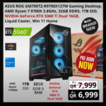 Asus Rog GM700TZ-R9700X127W Gaming Desktop