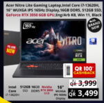 Acer Nitro lite Gaming Laptop