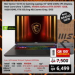 MSI Vector A16 HX Gaming Laptop