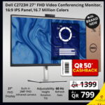 Dell C2723H 27" FHD Video Conferencing Monitor