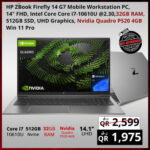HP Zbook Firefly 14 G7 Mobile Workstation