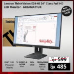 Lenovo thinkvision E24-40 24"