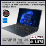 Dyna Book Toshiba Tecra A50-K1538 Laptop