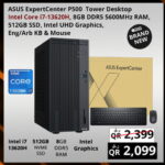 ASUS ExpertCenter P500 Mini Tower Desktop