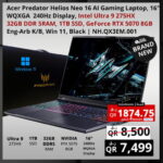 Acer Predator Helios Neo 16 AI  Gaming Laptop
