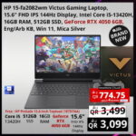 HP Victus 15-fa2082wm Victus Gaming Laptop