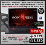 Acer Nitro lite Gaming Laptop