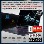 Acer Predator Helios Neo 16 AI  Gaming Laptop