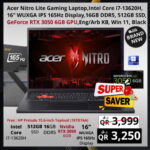Acer Nitro lite Gaming Laptop