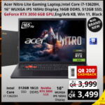 Acer Nitro lite Gaming Laptop