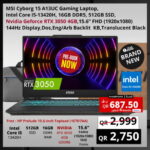 MSI Cyborg 15 A13UC Gaming Laptop