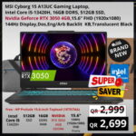 MSI Cyborg 15 A13UC Gaming Laptop