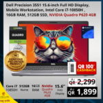 Dell Precision 3551 16" Full HD Display Mobile Work Station