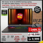 MSI Vector 16 HX AI A2XWIG Gaming laptop