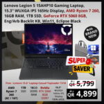 lenovo pro 5 15AHP10 Gaming Laptop
